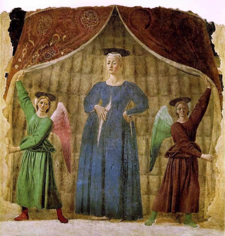 Piero della Francesca Madonna del parto France oil painting art